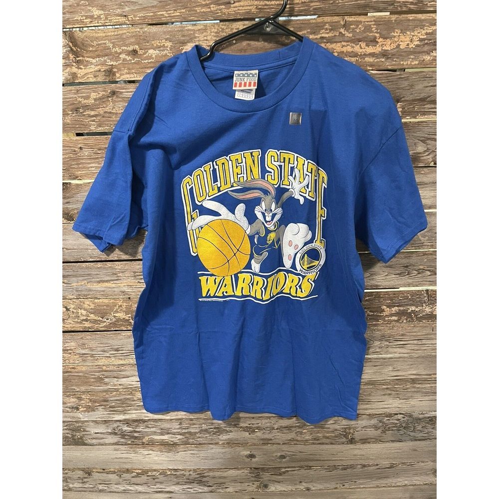 Golden State Warriors NBA Bugs Bunny Junk Food x Urban Outfitters NWT Vtg Size L